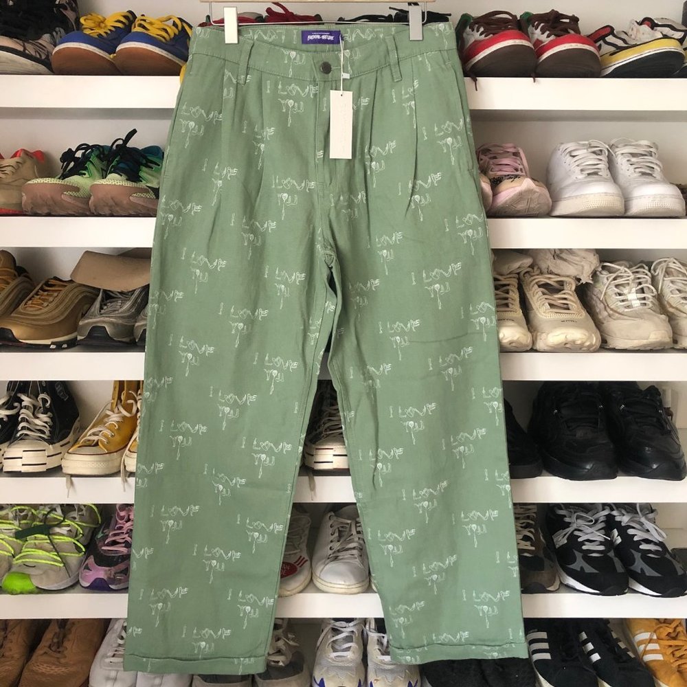 FUCKING AWESOME I Love You Pleated Baggy Pant